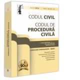 Codul civil si Codul de procedura civila, iulie 2024. Editie tiparita pe hartie alba