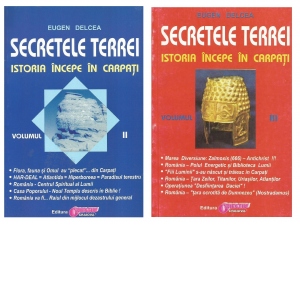 Pachet Secretele Terrei: 1. Istoria incepe in Carpati. Volumul II; 2. Istoria incepe in Carpati. Volumul III