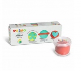 Plastilina Morocolor Primo, 3 culori in recipient plastic, 100g