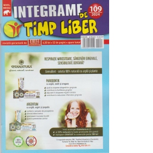 Integrame de timp liber. Nr.109/2024