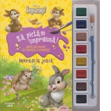 Disney Iepurasi. Sa pictam impreuna! Carte de colorat cu pensula si acuarele