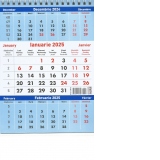 Calendar triptic A5 2025