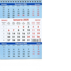 Calendar triptic A5 2025