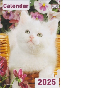 Calendar de perete 2025. Pisici (A4)