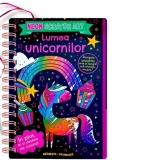 Lumea unicornilor (Neon scratch art)