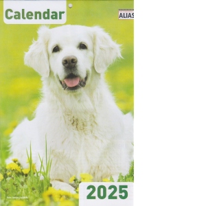 Calendar de perete 2025. Caini (A4)