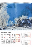 Calendar 2025 de perete A3, Romania