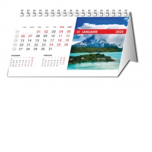 Vezi detalii pentru Calendar 2025 de birou, Peisaje