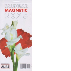 Calendar magnetic flori 2025