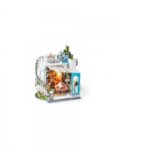 Puzzle 3D Minicasuta de papusi Dora's Loft DIY, RoLife, 171 piese