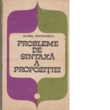 Probleme de sintaxa a propozitiei