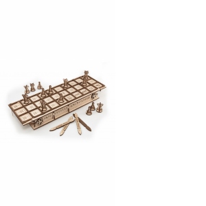 Puzzle 3D, Set de jocuri: Ur and Senet, EWA, Lemn, 237 Piese