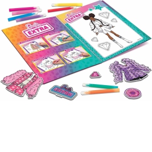 Carte de colorat cu activitati Barbie  - Stilul tau