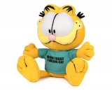 Mascota de plus Garfield tricou verde, 20 cm