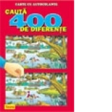 Cauta 400 de diferente. Carte cu autocolante ( Cod 0999 )