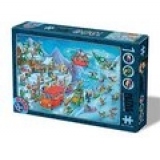 Colectie Cartoon - Iarna - Puzzle 1000 piese (14+, 68 x 47 cm)