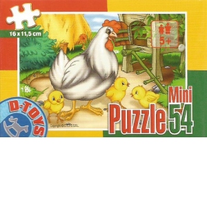 Vezi detalii pentru Mini Puzzle 54 - Pasari (54 piese, 3+)
