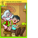 Pinocchio - Carte de citit si colorat