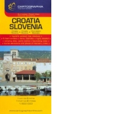 Harta rutiera Croatia, Slovenia 1:500000