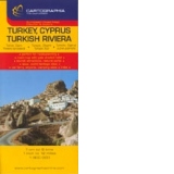 Harta rutiera Turcia, Cipru, Riviera Turciei