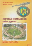 Istoria romanilor (caiet special pentru clasa a IV-a)