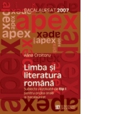 Bacalaureat 2007. Limba si literatura romana. Subiecte rezolvate de tip I pentru proba orala Clasa a XII-a