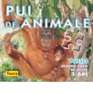 Pui de animale (PUZZLE pentru copii de peste 3 ani)