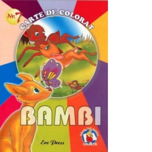 Bambi - carte de colorat