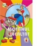 Motanul incaltat - carte de colorat