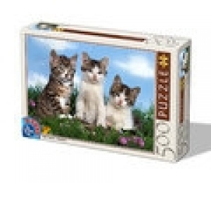 Puzzle 500 - Animale domestice (pisici) (48 x 34cm)