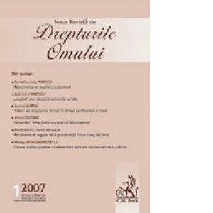 Noua Revista de Drepturile Omului, nr.1/2007