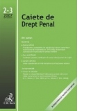 Caiete de Drept Penal, Nr. 2-3/2007 (aprilie-septembrie)