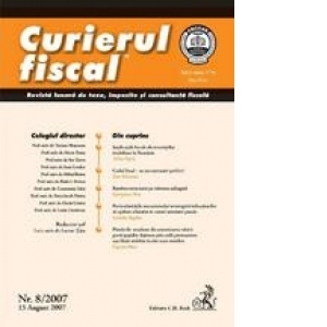 Curierul fiscal nr. 8/2007