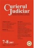 Curierul Judiciar, Nr. 7-8/2007