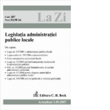 Legislatia administratiei publice locale (actualizat la 01.09.2007). Cod 287