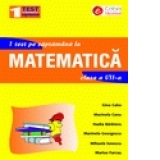 1 test pe saptamana la matematica, clasa a VII-a