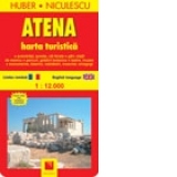 Atena. Harta turistica si rutiera