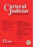 Curierul Judiciar, Nr. 12/2007