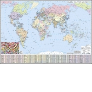 Vezi detalii pentru Harta politica a Lumii 2000x1400 mm