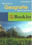 Memorator de geografie pentru clasa a 12-a. Romania + Europa