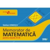 Memorator de matematica pentru clasele IV-IX