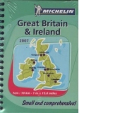 Great Britain and Ireland 2007 - small and comprehensive! (1 cm: 10 km - 1 in = 15.8 miles)