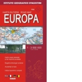 Harta rutiera Europa (Scara 1:3.000.000)